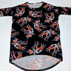 LuLaRoe Irma - XXS - Uncle Sam Design